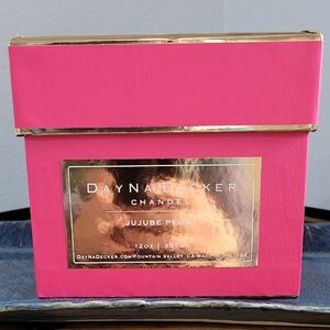 Vibrant Pink and Gold Candle Holder Accents